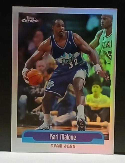 Karl Malone 1999-00 Topps Chrome Refractors # 53 Karl Malone Utah Jazz