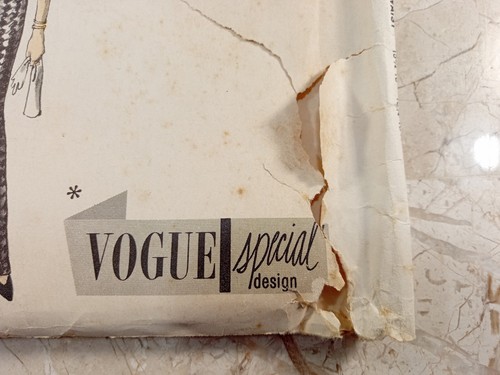 VOGUE 6747 Traje Vintage Años 60 Overblouse Maxi Midi + Chaqueta Talla 16 SIN CORTES Patrón - Imagen 6 de 9