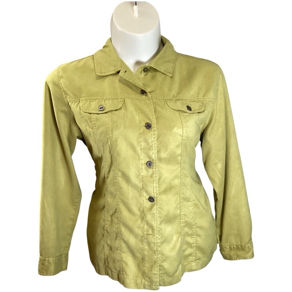 Chico's Olive Shacket - image 1