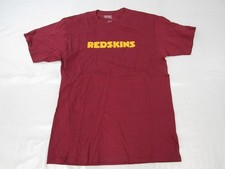 New-Minor Flaw-Washington Redskins Mens Size M Red Shirt - print on both sides