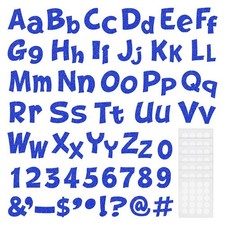 216 Pcs Glitter Bulletin Board Letters for Classroom Numbers Alphabet3679