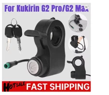 E-Scooter Ignition Lock Key Switch Set for Kukirin G2 Pro/Max Throttle