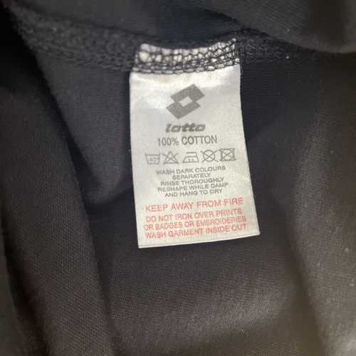 Lotto Mens Black 100% Cotton Vest Top M - Picture 6 of 6
