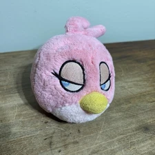 Angry Birds Stella Pink Plush Stuffed Animal Toy Ball Small Rovio 2012 Cute
