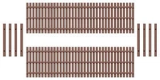Ratio 437 HO/OO Wooden Fencing