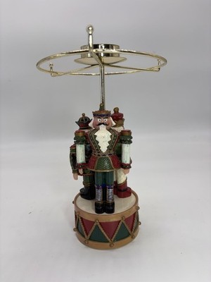 Fitz And Floyd Nutcracker Christmas Holiday Tea Candle Lamp Vintage Rare
