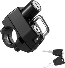 KVAEY Motorcycle Helmet Lock, Aluminum Alloy Anti Theft Helmet Security Locks, U
