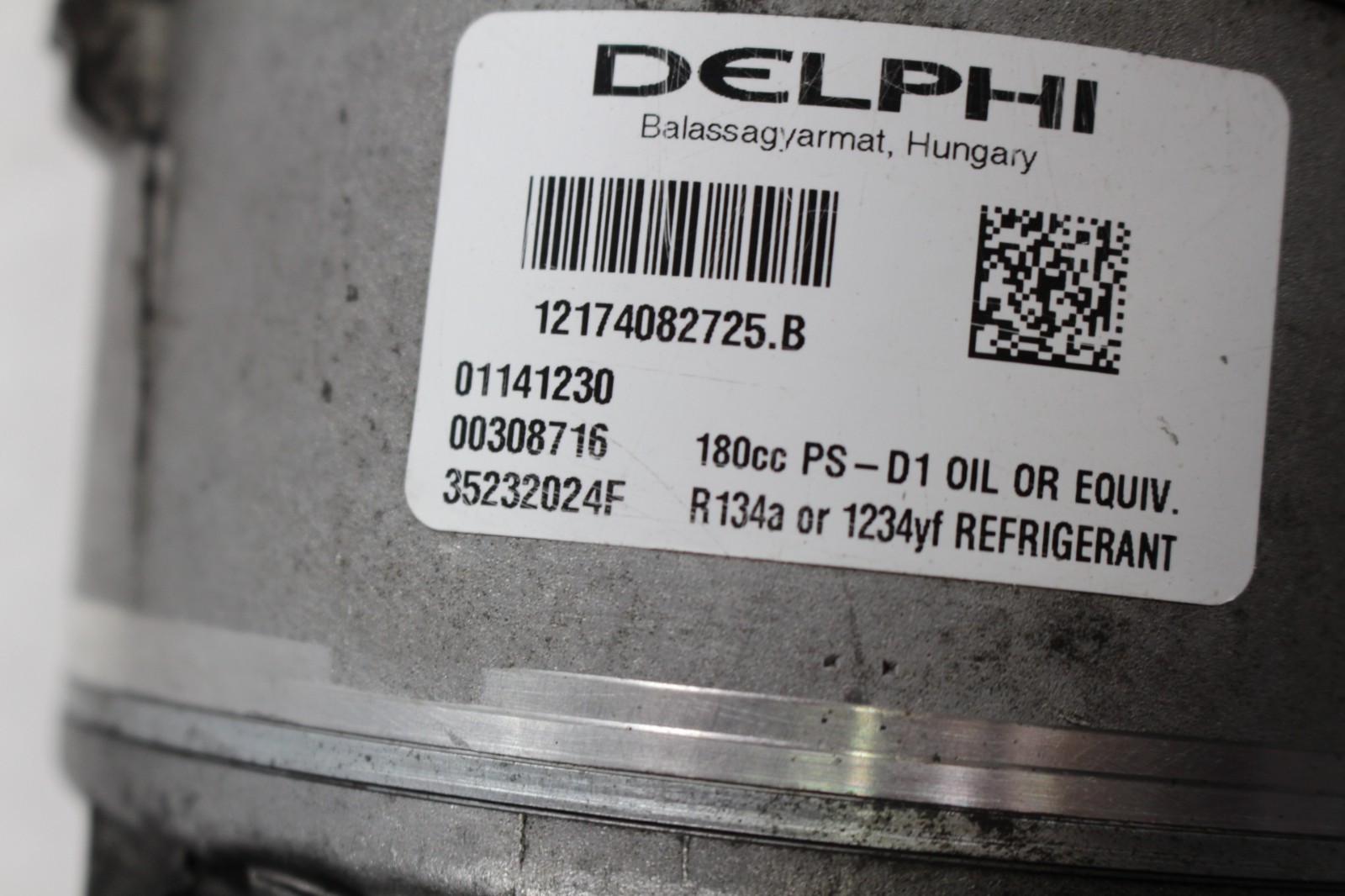 Maserati Ghibli, Quattroporte, A/C Compressor, Used, P/N 308716