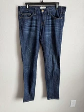 Current Elliot Dark Wash Slim Straight Leg Pacific Dark Wash Denim Jean Women 29