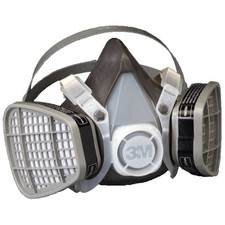 3M  Half Facepiece Disposable Respirator Assembly 5301, Organic Vapor, Large