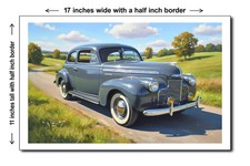1940 Chevrolet Master Deluxe - 11x17 Poster Art Print