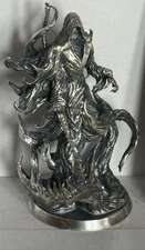 AB Customs Silver art Statue 3 (+/-) oz Grim Reaper with COA
