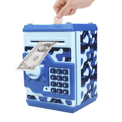 Piggy Bank Electronic Mini ATM for Kids Baby Toy, Safe Coin Banks Money Savin...