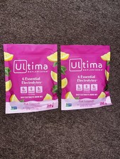 2 Bags Ultima Replenisher Electrolyte Drink PINK LEMONADE 40 Sticks Total