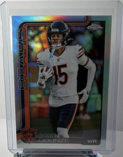 Topps 2025 Chrome Refractor Rome Odunze #49 Chicago Bears Football NFL