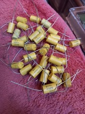 24x Mustard  capacitor 0.01uF (10nF) 63v 2% very good quality a bit rare