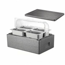 Insulated Food Display Box Thermal Container Portable for Catering, Buffets