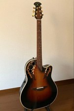 Guitare acoustique électrique Ovation Elite 1768 USA Deep Bowl avec étui...