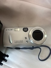 Sony Cyber-Shot DSC-P52 3.2MP 2x optical Zoom Silver Digital Camera No Charger