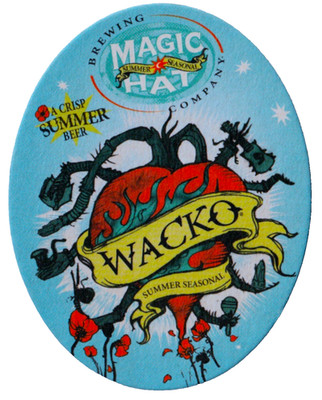 Magic Hat Brewing Co  Wacko Summer Seasonal  Beer Coaster