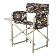 Picnic Time Outdoor Directors Folding Chair 32"x19.5" Heavy Duty in Camouflage