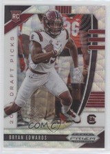 2020 Panini Prizm Draft Picks Rookies Blue Wave 164/299 Bryan Edwards #141 z6b