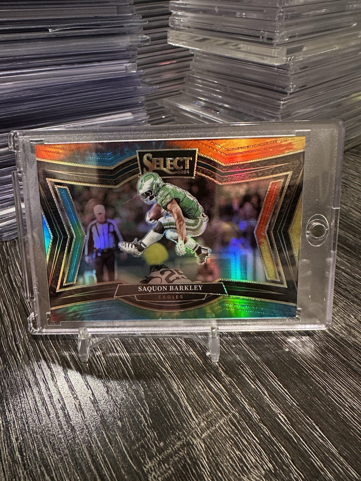 2024 Select Saquon Barkley Field Level Tie-Dye /25 Reverse Hurdle