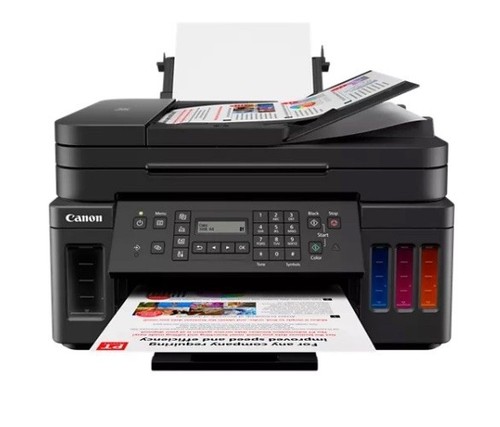 Canon PIXMA G7020 Wireless MegaTank Inkjet Color Printer - Print/Copy/Scan/Fax
