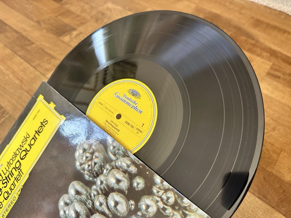 JOHN CAGE Witold Lutoslawski LaSalle String Quartet DG Vinyl LP NM/EX - Image 2 of 4