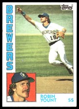 Robin Yount 1984 Topps #10 Milwaukee Brewers MLB READ FREE SHIPPING AutographDen