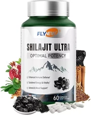 Flynew Shilajit Ultra Optimal Potency, Shilajit Extract with L-Arginine.