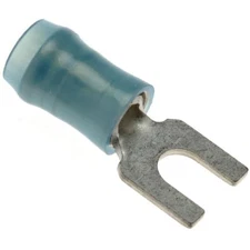 20pc TE AMP 35559 Terminal Spade Tongue 16-14AWG Blue Stud Sz 6