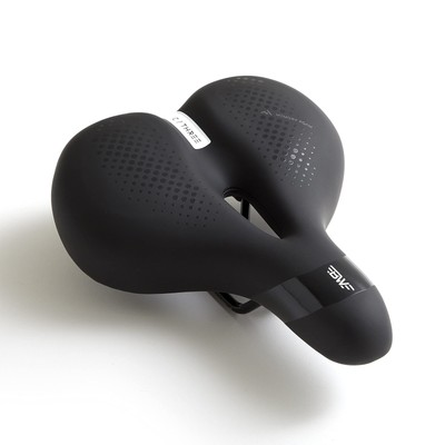 BW Comfort Bike Seat   Soft and Plush Memory Foam Bicycle Saddle - Wide Width