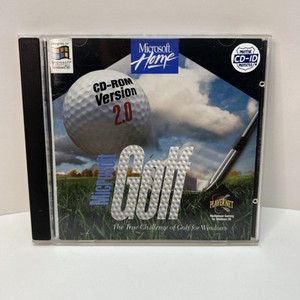 Microsoft Golf Version 2.0 (1995) Vintage PC CD ROM Computer Video