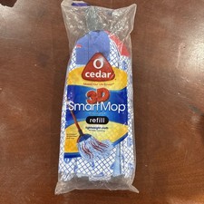 O-Cedar 3D Smart Mop Head Refill Lightweight Cloth for Easy Mopping Red Dots USA