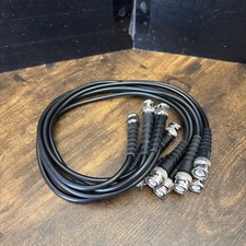 Lot of 6 Short Length RG58 50 ohm BNC male to BNC Male 20" coaxil Cables