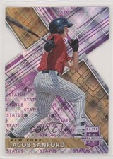 2019 Elite Extra Edition Status Purple Die-Cut 64/125 Jake Sanford Jacob #68 0t2