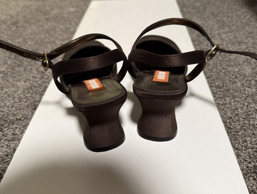 Vintage Unlisted Kenneth Cole size 7 fabric brown heels mary jane bratz y2k 90s, Size 7, $28 - Photo 6