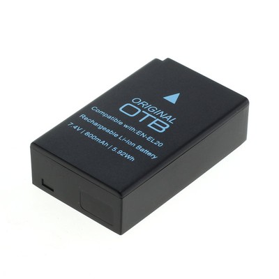 Akku für EN-EL20 / EN-EL20a - Nikon 1 J3 800mAh Kamera Ersatz Batterie Accu