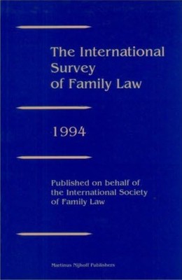 The International Survey of Family Law 1994 NEW 