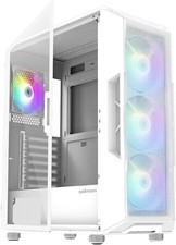 Zalman i3 NEO ATX Mid Tower PC Case, 4 x Fixed RGB Fans Pre-Installed - NEW