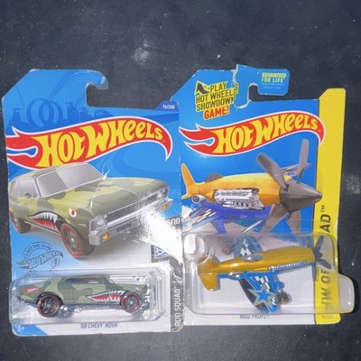 Hot Wheels Rod Squad '68 Chevy Nova & HW Off-Road Mad Propz 2-Pack 1:64 Diecast