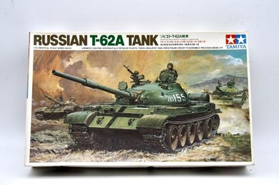 Tamiya Russian T62a 1/35 Motorized Rc Tank Kit