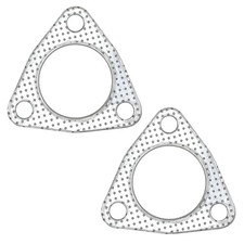 2 Inch Exhaust Gasket 3-Bolt 53mm Muffler Flange Header High Temper Size: 2 in