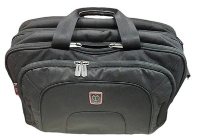 T-Tech by Tumi Black Laptop Briefcase Bag