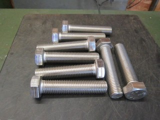 8 EdelStahl 6Kant Schrauben M16 x 75 DIN933 A2 VG SW24 Neu9