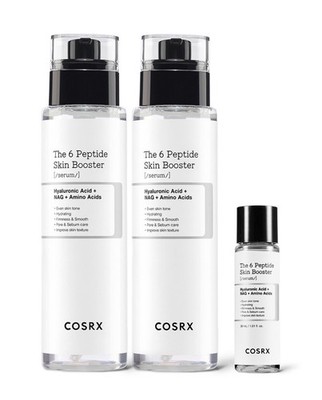 COSRX The 6 Peptide Skin Booster Serum 150ml x2 + 30ml K-Beauty