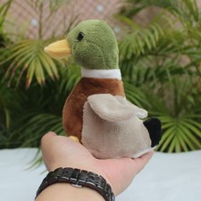 Brand New 14cm Realistic Mallard Duck Plush Soft Stuffed Animal Toy Collector
