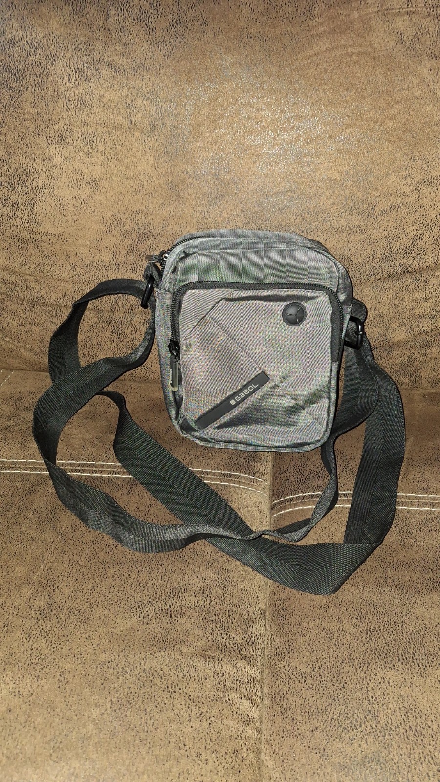 Bolso de hombro para hombre Gabol Twist #5215 bandolera antracita