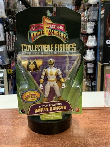 Super Legends White Ranger (Vintage Mighty Morphin Power Rangers, Bandai)